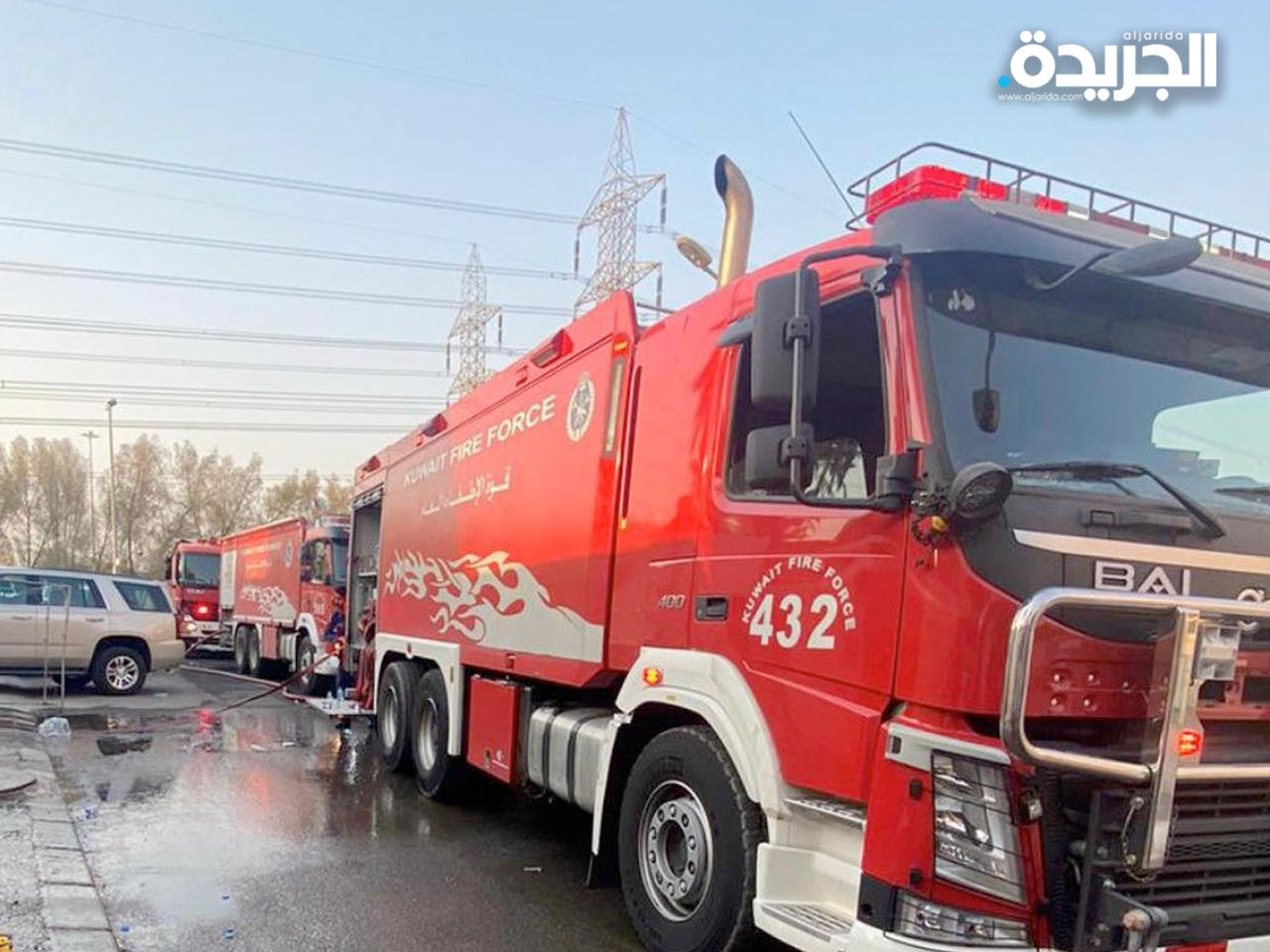 آليات قوة الإطفاء - أرشيفية