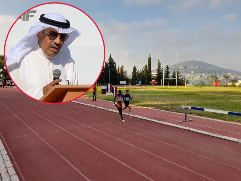 المشاركة الكويتية في سباق التتابع وفي الإطار سيار العنزي