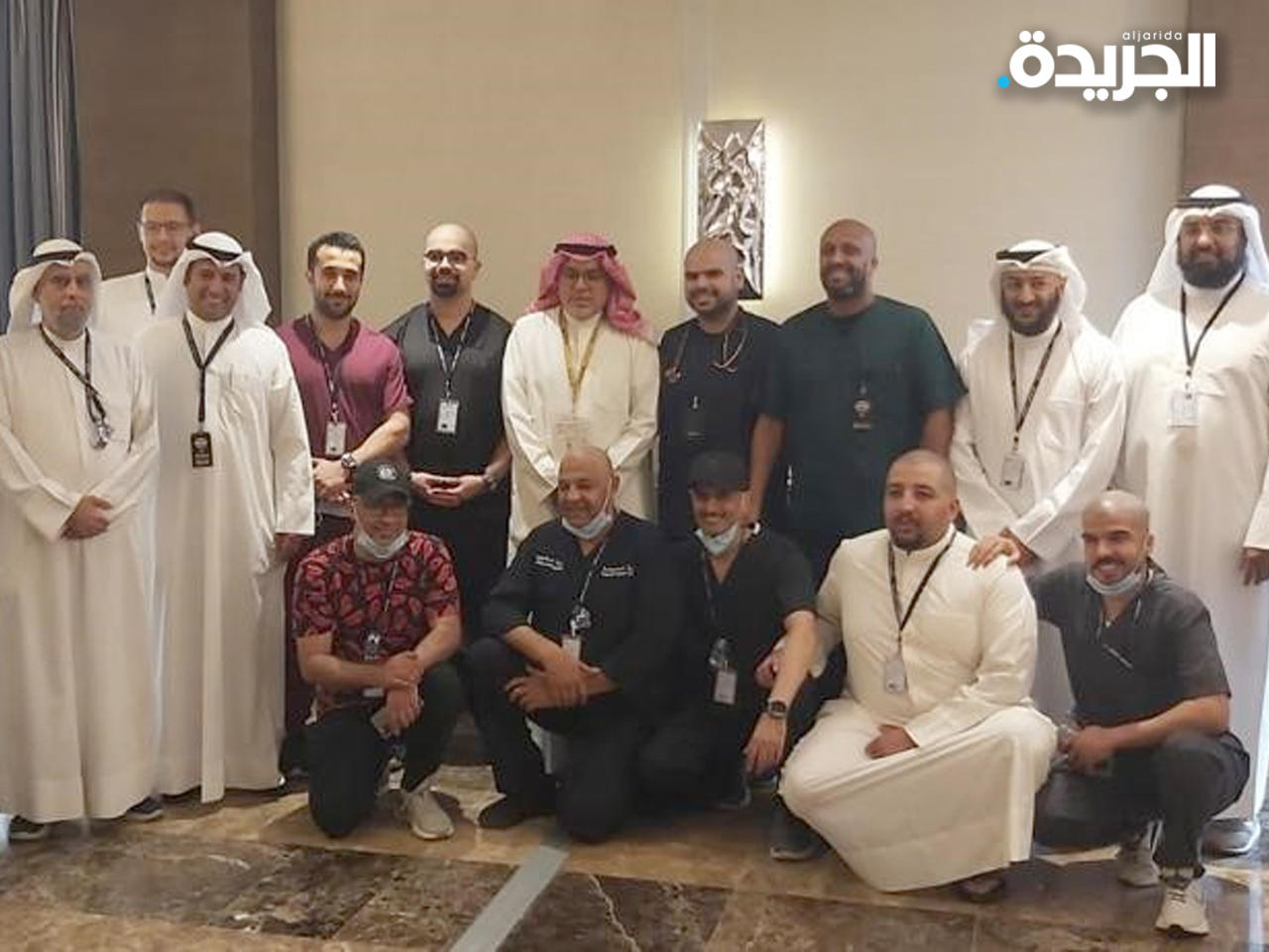 وزير الصحة الدكتور خالد السعيد خلال زيارته للبعثة الطبية الكويتية المتواجدة في مكة المكرمة