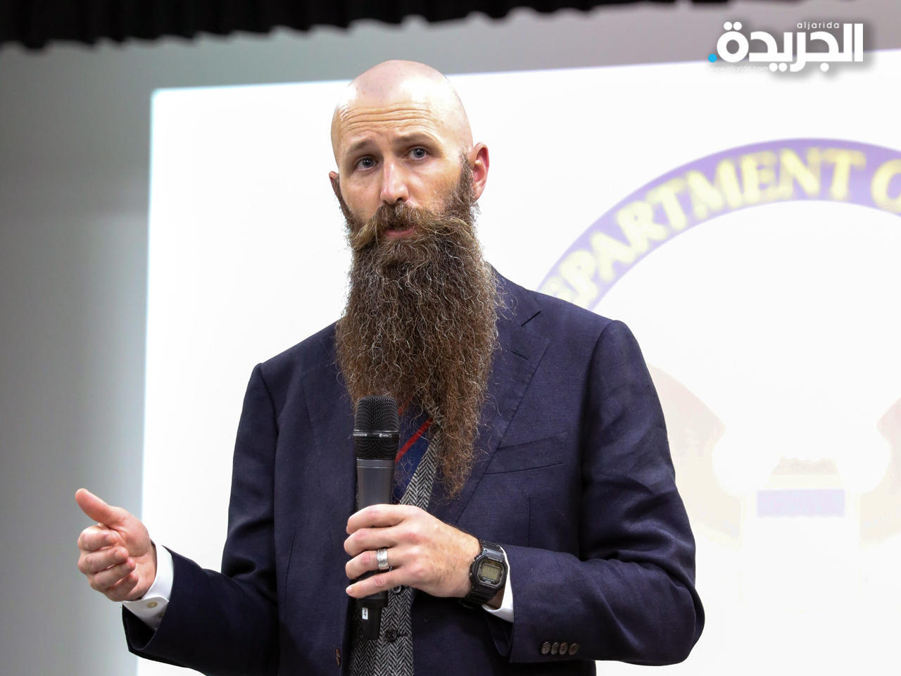 القائم بأعمال سفارة الولاية المتحدة الأميركية في الكويت بالإنابة جيم هوليستايدر