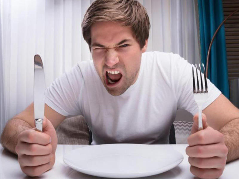 الإحساس بالجوع يجعل الإنسان يشعر بالغضب