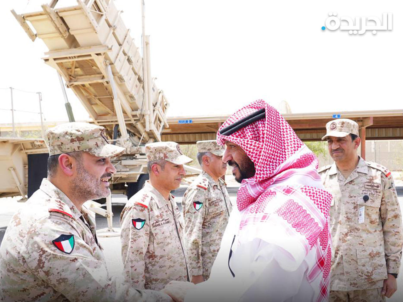 الخالد خلال الزيارة التي قام بها صباح اليوم إلى سلاح الدفاع الجوي