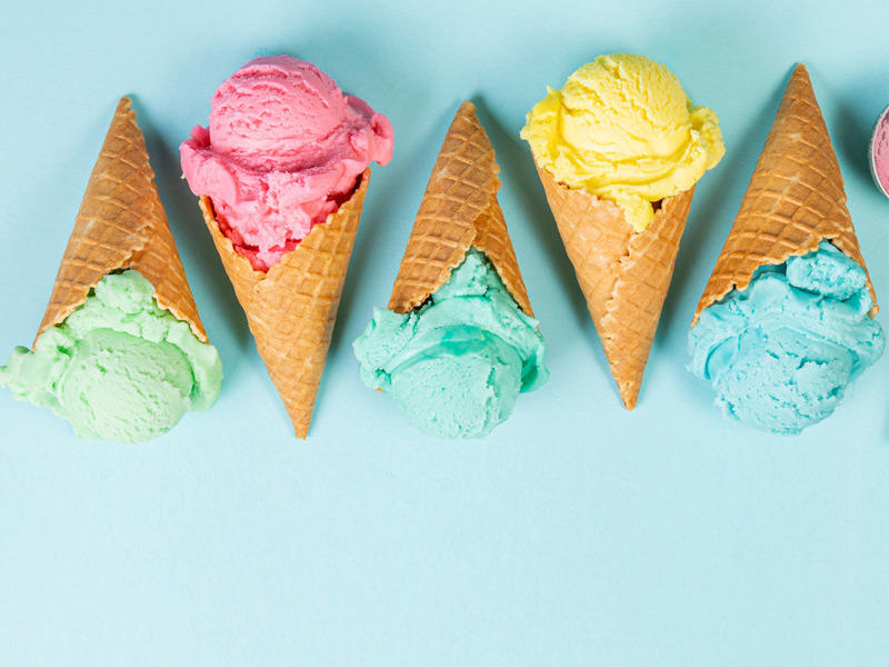 آيس كريم صينية فاخرة لاتذوب عند تعرضها للحرارة 