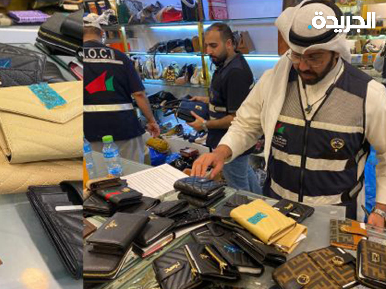 رجال وزارة التجارة يباشرون أعمالهم.. وتبدو السلع المقلدة