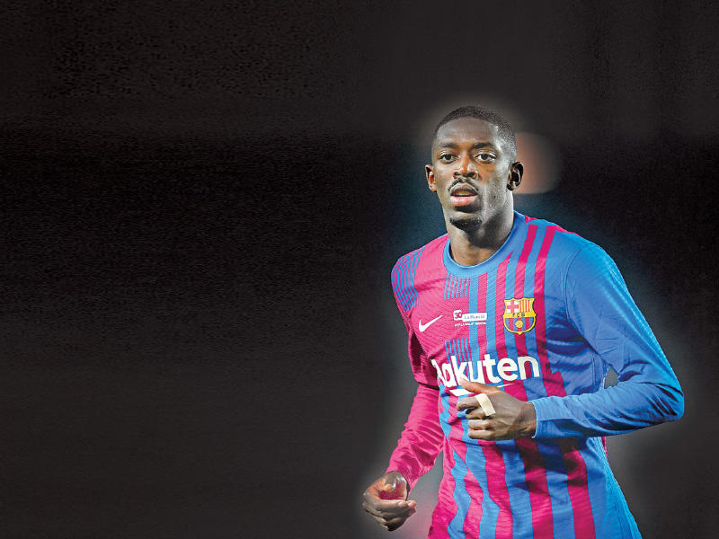  لاعب الوسط الدولي الفرنسي عثمان ديمبيلي