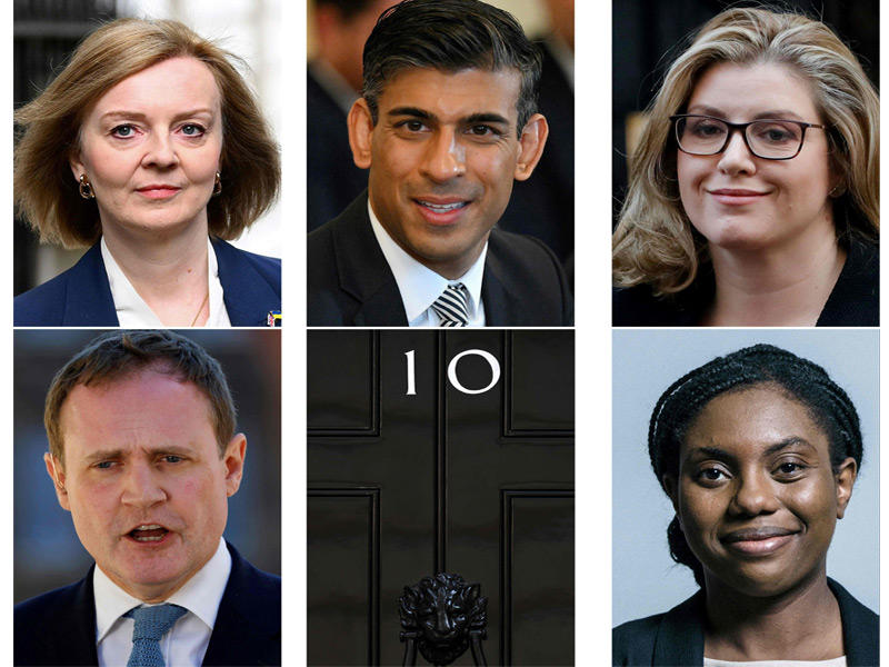 المرشحون الـ 5 المتنافسون على خلافة رئيس الوزراء البريطاني بوريس جونسون