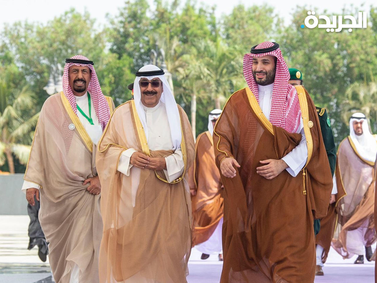 ولي العهد السعودي مستقبلاً سمو ولي العهد الشيخ مشعل الأحمد