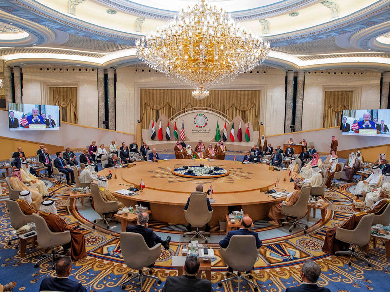 اجتماع قادة قمة جدة للأمن والتنمية أمس