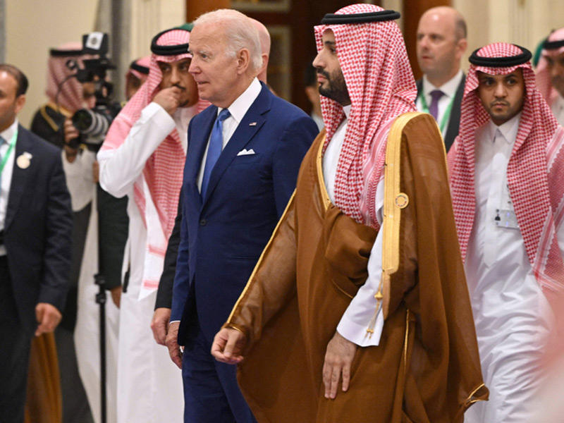 بايدن وبن سلمان في جدة  