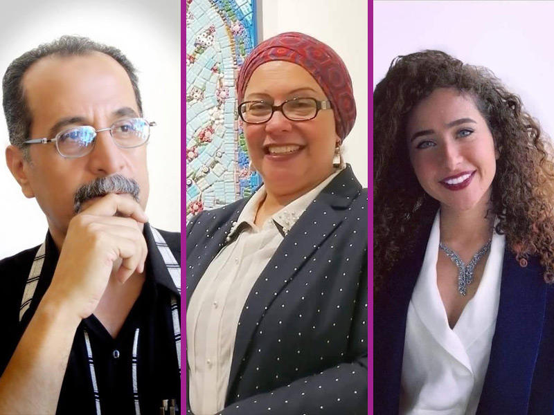 المصممون غادة والي وصفية القباني وحمدي أبوالمعاطي