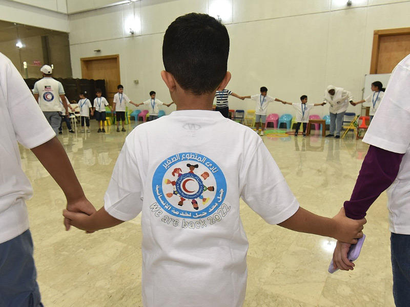 مشاركون في نادي «المتطوع» 