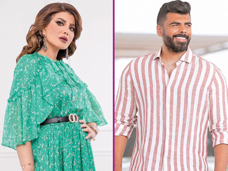 النجمان محمد النشمي وإلهام الفضالة