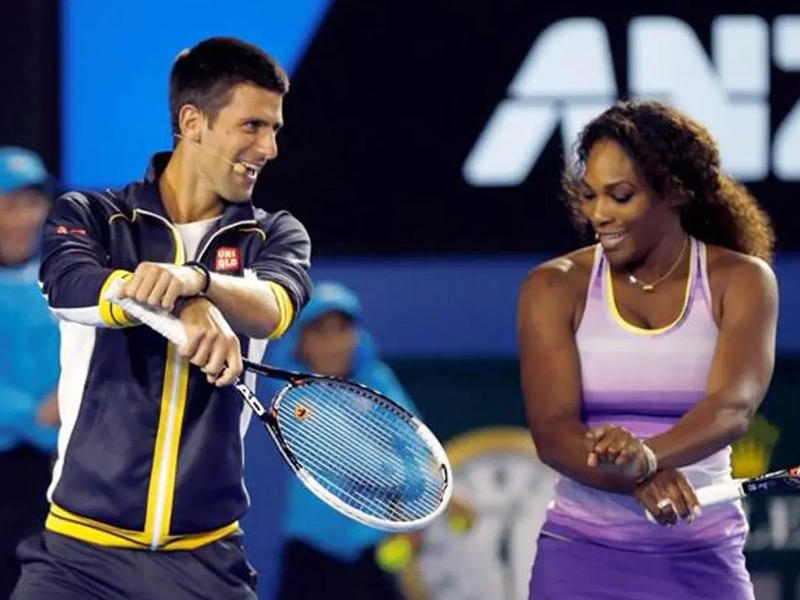  اللاعبة المخضرمة الأميركية سيرينا وليامس - الصربي نوفاك ديوكوفيتش