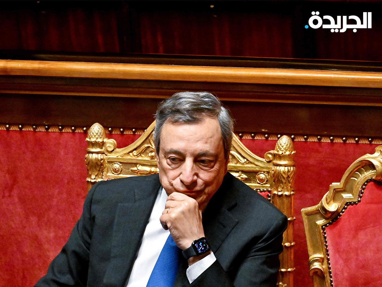 رئيس الوزراء الإيطالي المستقيل ماريو دراغي