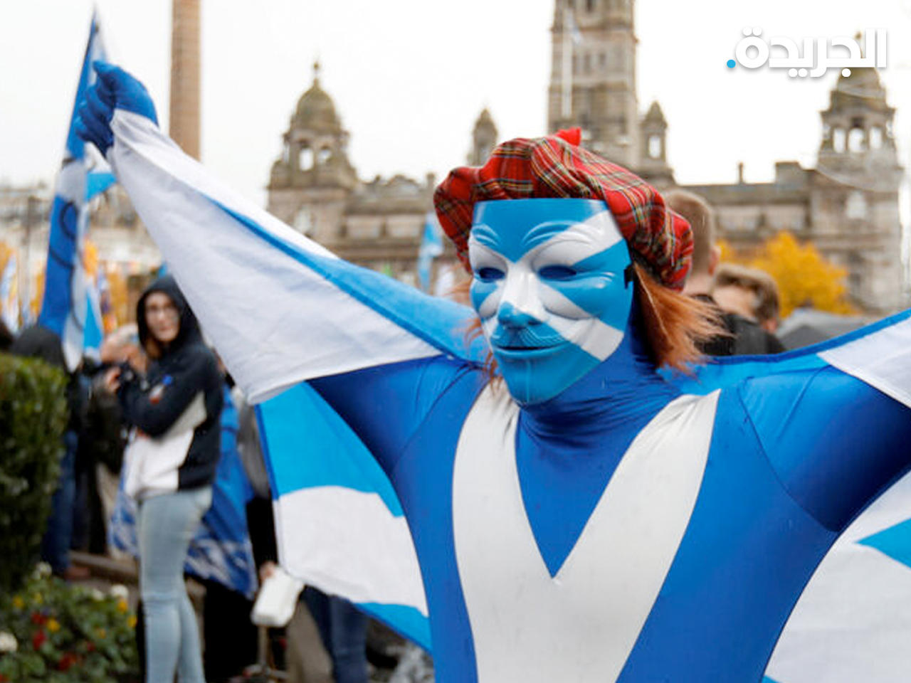 مواطن اسكتلندي مؤيد للاستقلال