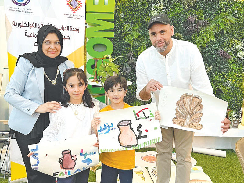 من أجواء ورشة آثار وألوان