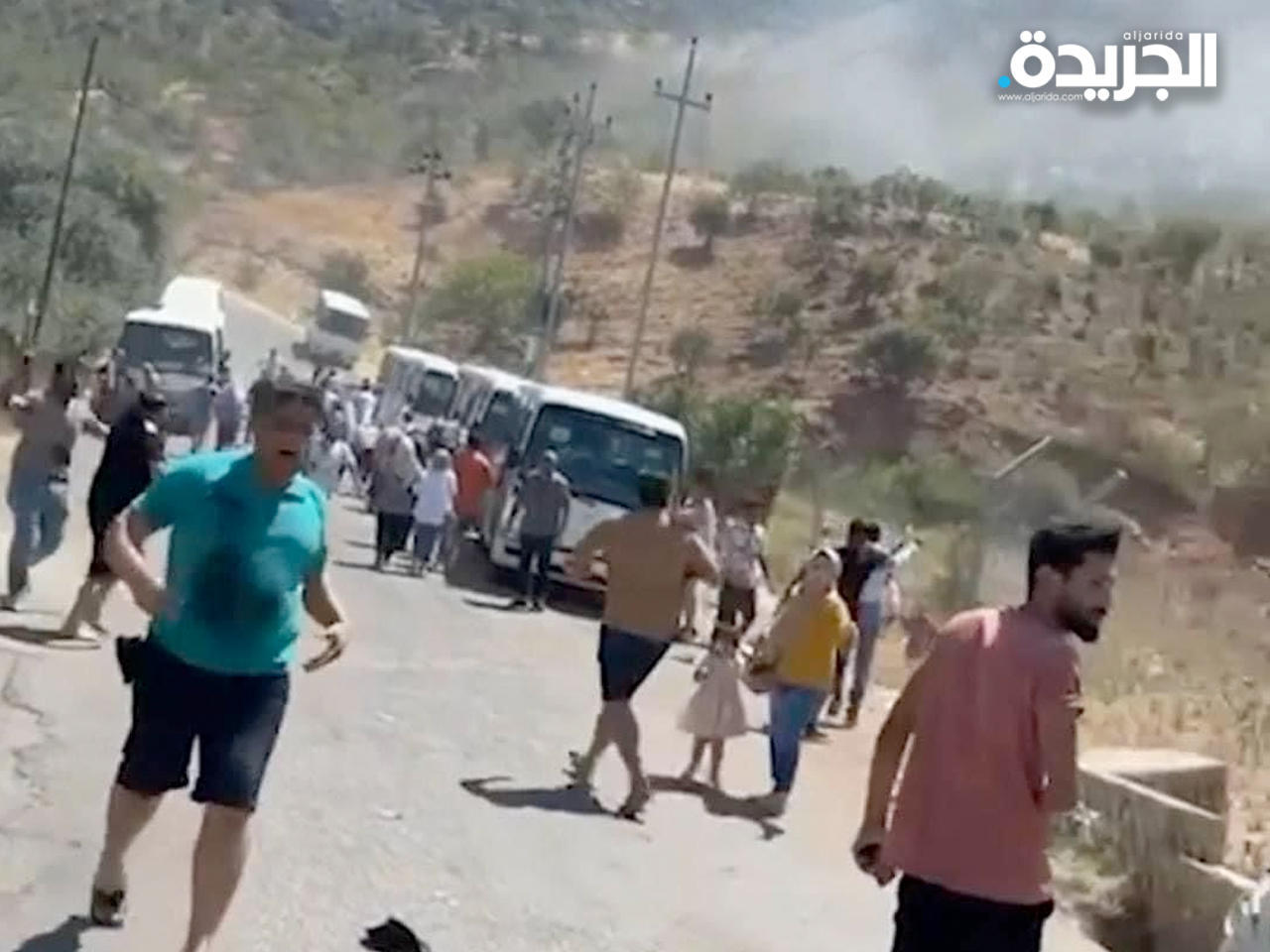 موقع القصف المدفعي على منطقة زاخو بمحافظة دهوك بإقليم كردستان العرا