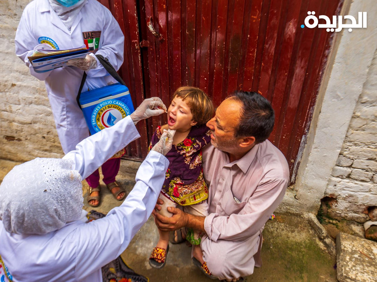 تطعيم الأطفال ضد الشلل في باكستان - من الأرشيف 