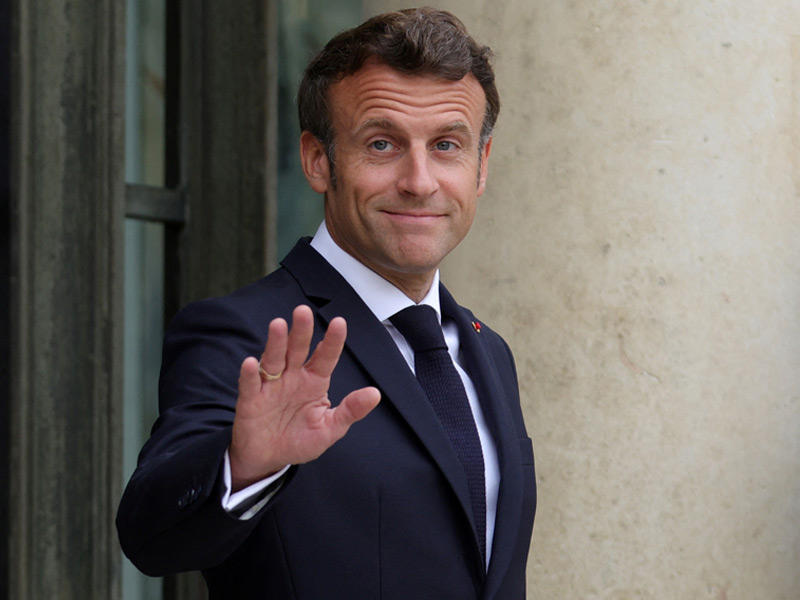الرئيس إيمانويل ماكرون