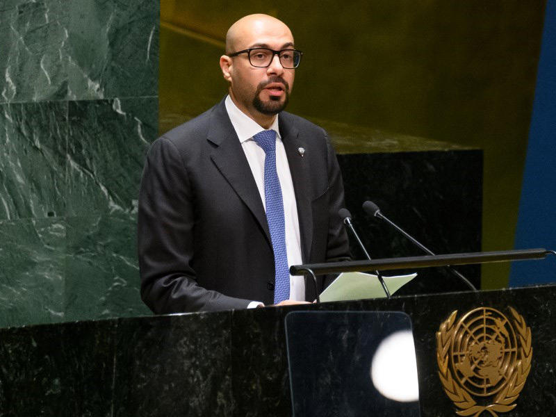 السكرتير الأول في وفد الكويت الدائم لدى الأمم المتحدة، فهد حجي