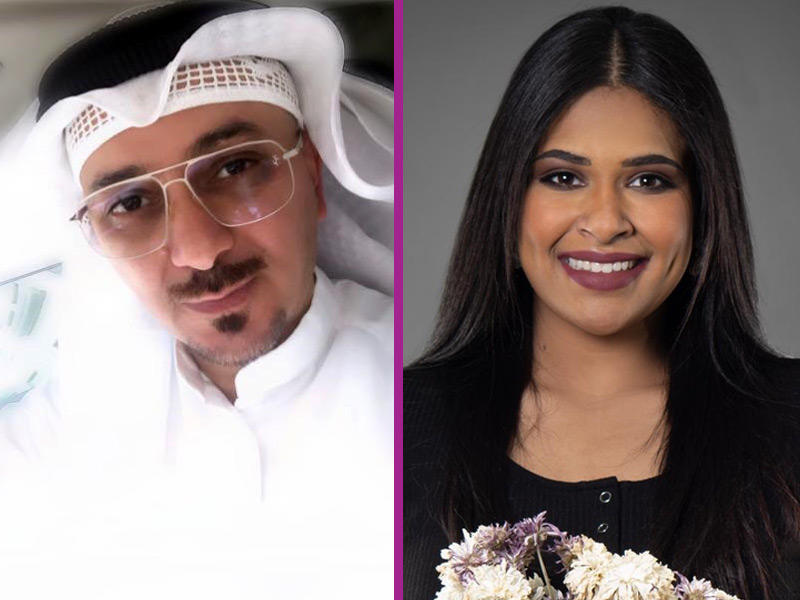 النجمان هيا السعيد ويعقوب الدوسري 