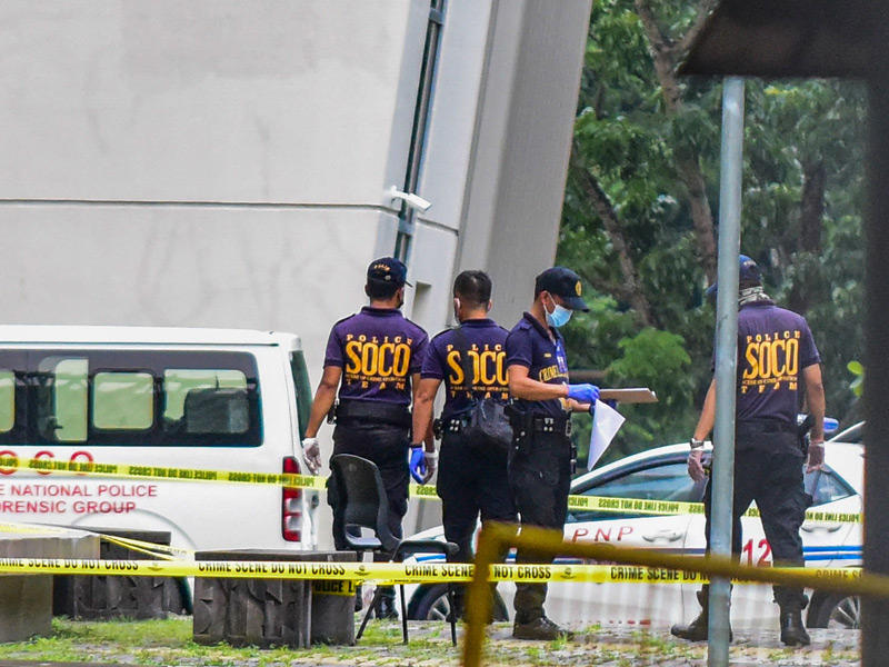 تطويق مكان الجريمة 