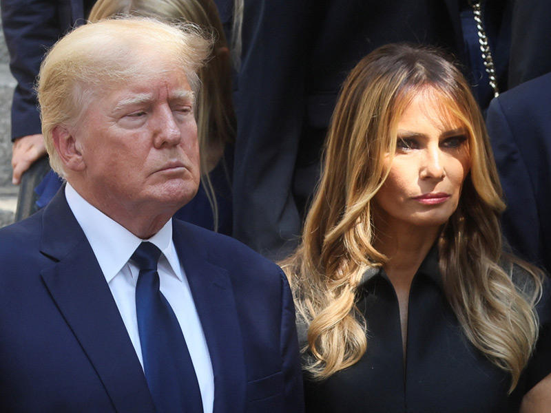 زوجة الرئيس الأميركي السابق ميلانيا ترامب - دونالد ترامب