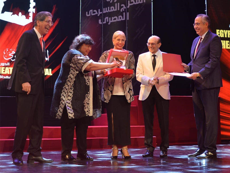 من أجواء حفل إفتتاح المهرجان القومي للمسرح 