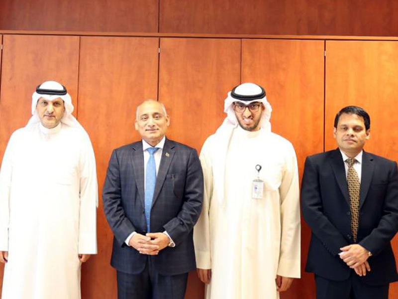 العازمي وسفير بنغلادش والوفد المرافق