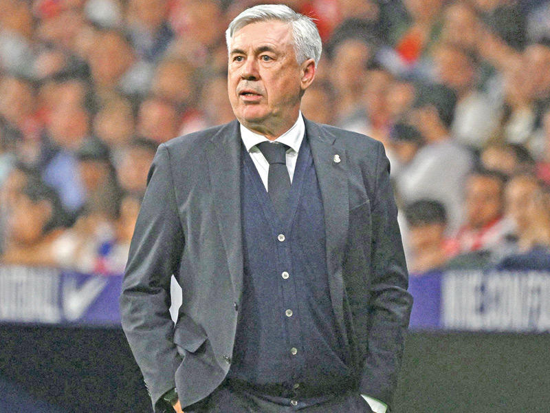 مدرب ريال مدريد  كارلو أنشيلوتي