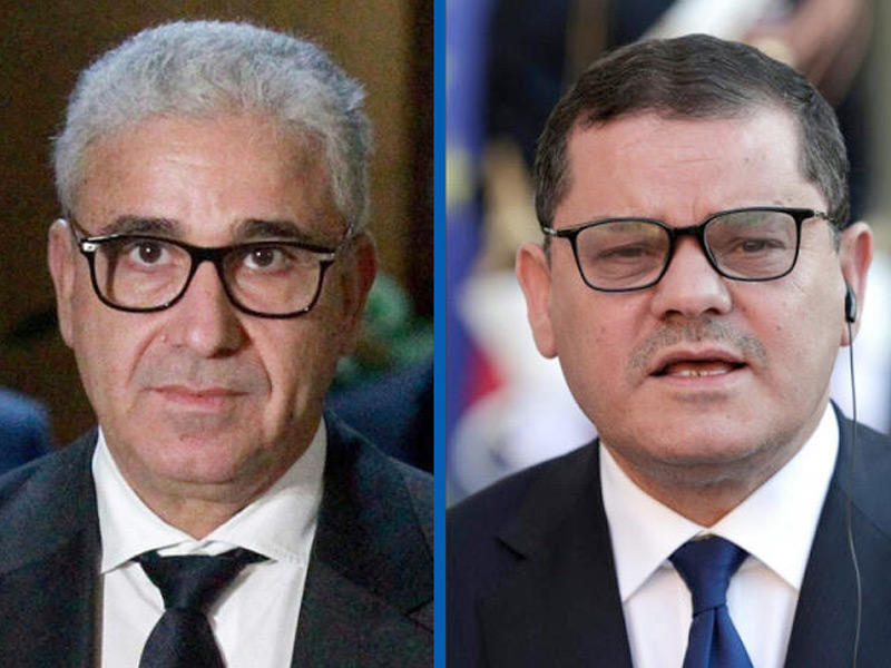  رئيس حكومة الوحدة عبدالحميد الدبيبة - رئيس الحكومة المكلّف فتحي باشاغا