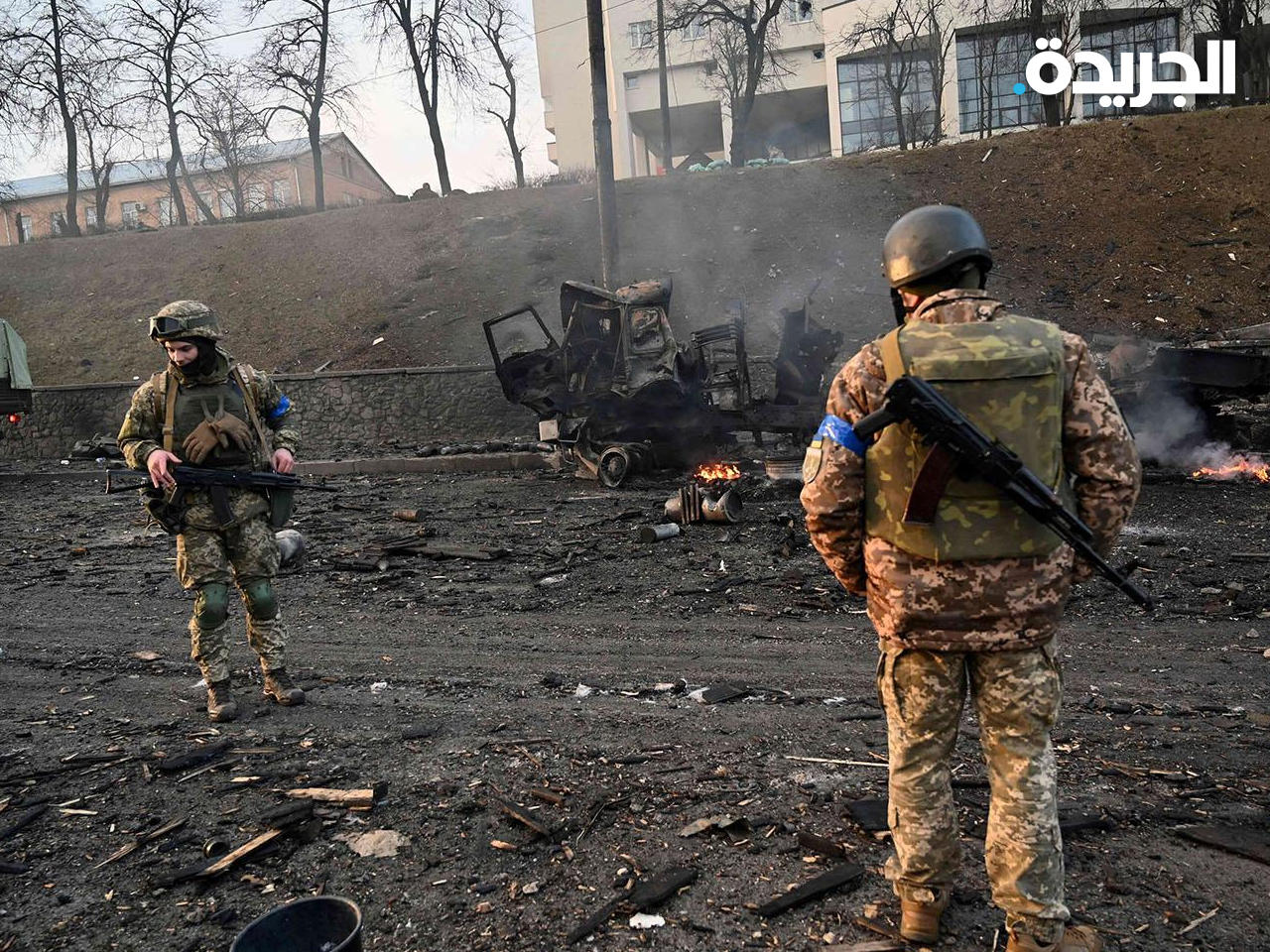 قوات من الجيش الروسي داخل كييف