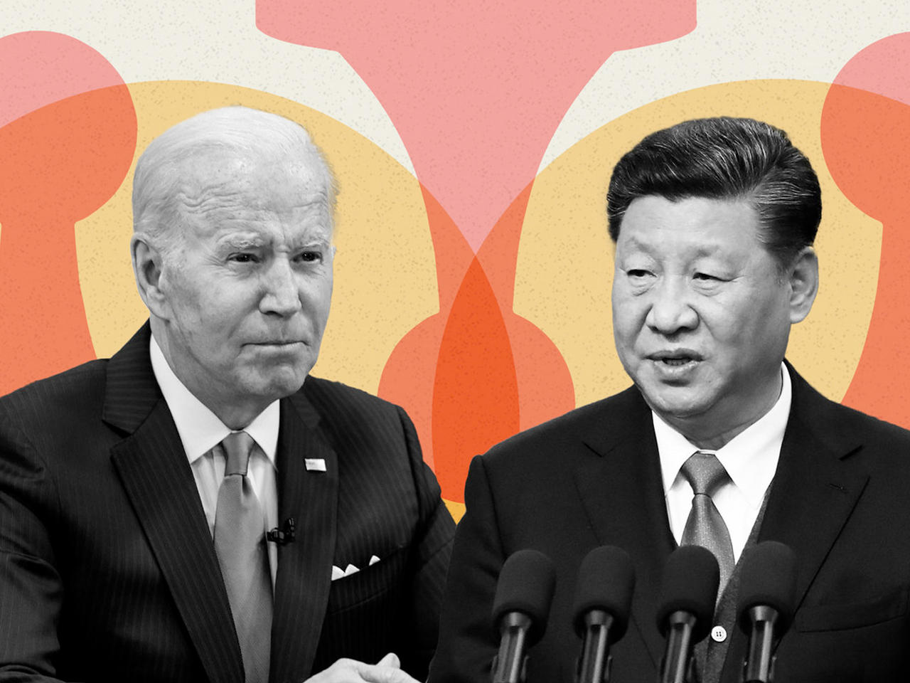 الرئيس الصيني شي جينبينغ والرئيس الأمريكي جو بايدن