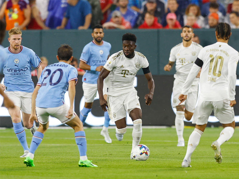 جانب من مواجهة البايرن الودية الأخيرة أمام السيتي