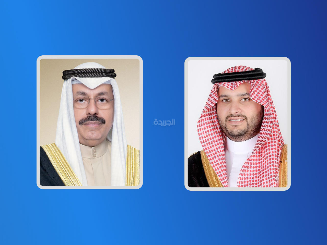 الشيخ أحمد النواف والأمير تركي بن محمد بن فهد آل سعود