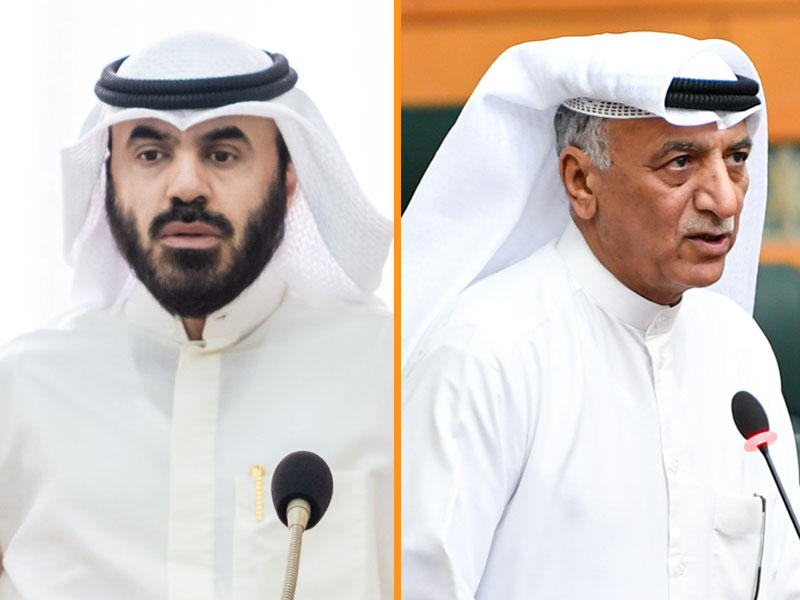 النائب شعيب المويزري والنائب أسامة المناور 