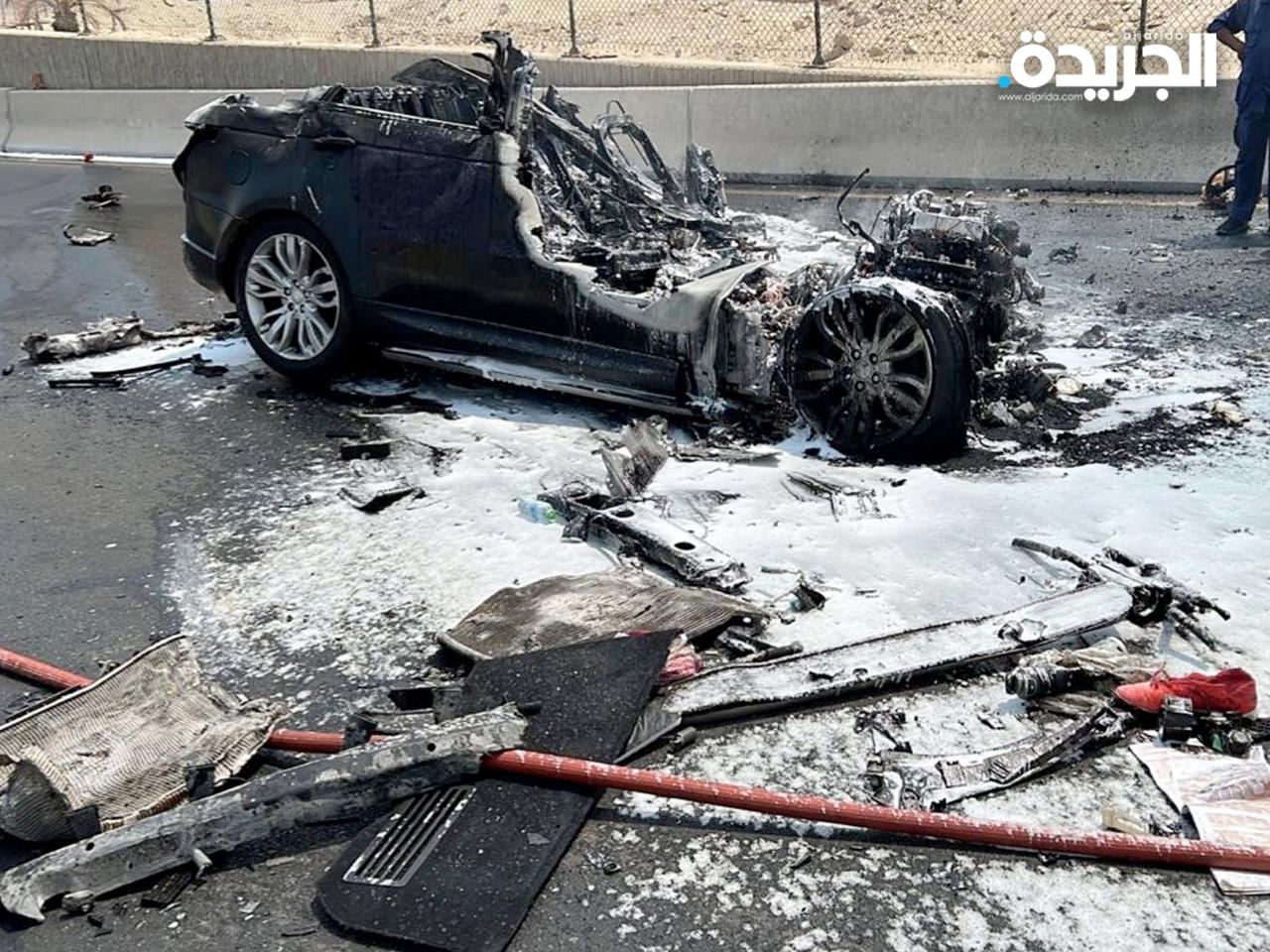 المركبة بعد الحادث