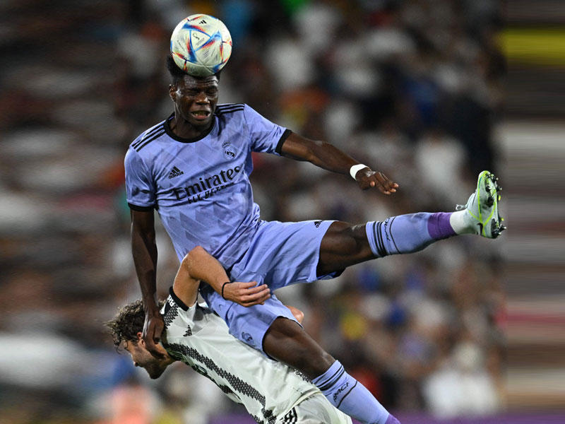 جانب من لقاء ريال مدريد ويوفنتوس