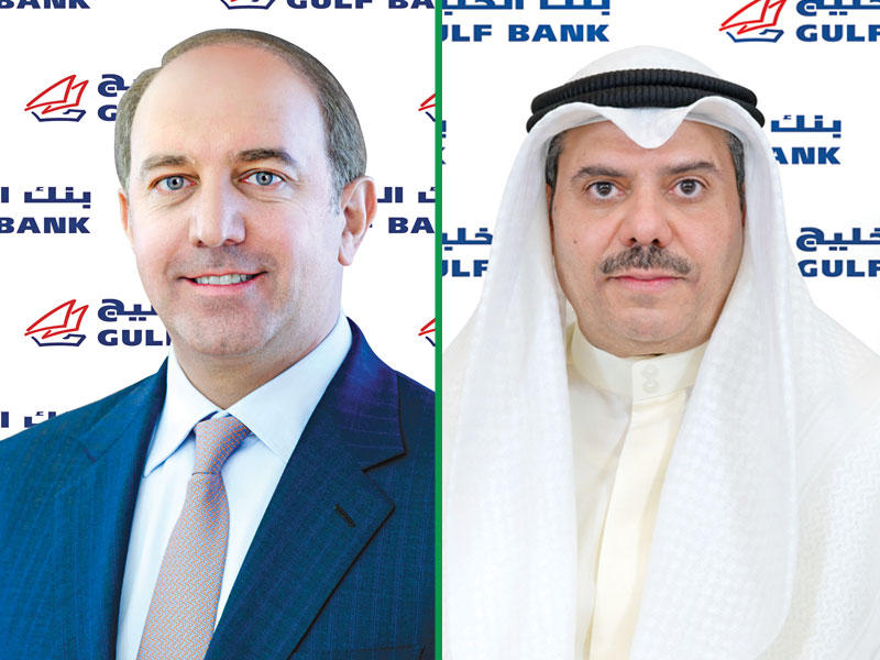 رئيس مجلس إدارة بنك الخليج جاسم مصطفى بودي - الرئيس التنفيذي للبنك طوني ضاهر