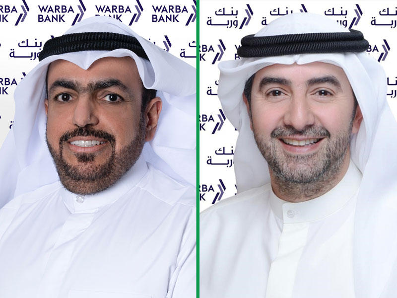 رئيس مجلس إدارة «وربة» حمد الساير - الرئيس التنفيذي في «وربة» شاهين الغانم