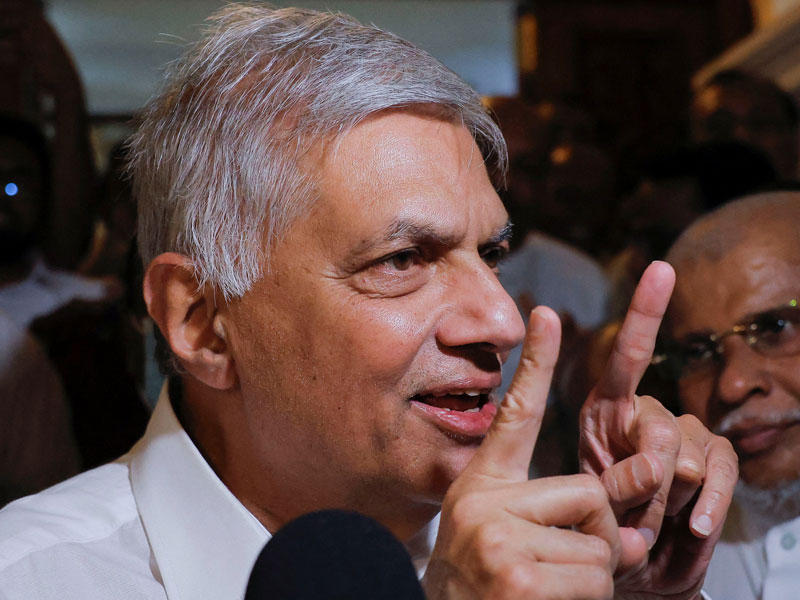  الرئيس السريلانكي الجديد رانيل ويكريميسنغه