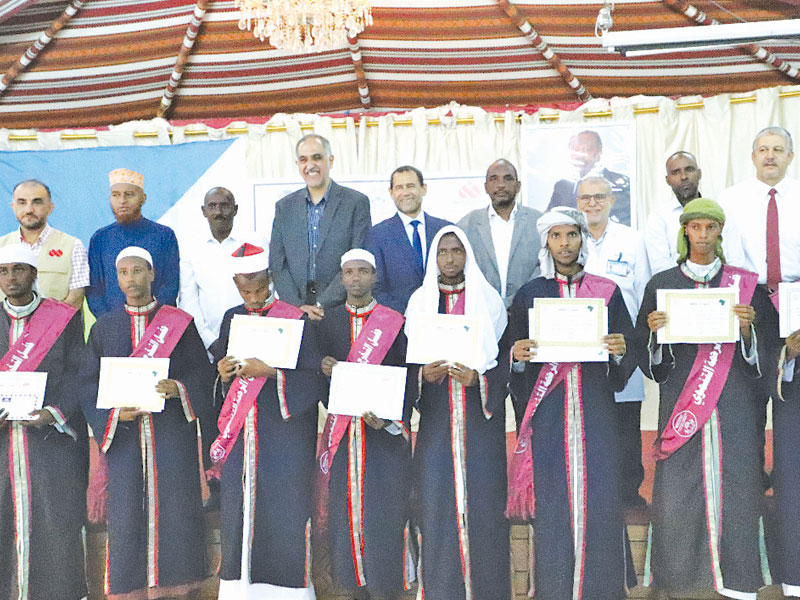 جانب من حفل التخريج 