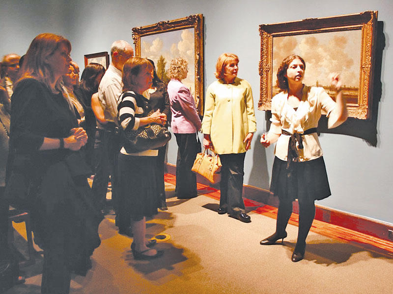 صورة أرشيفية لمعرض فني في نيويورك