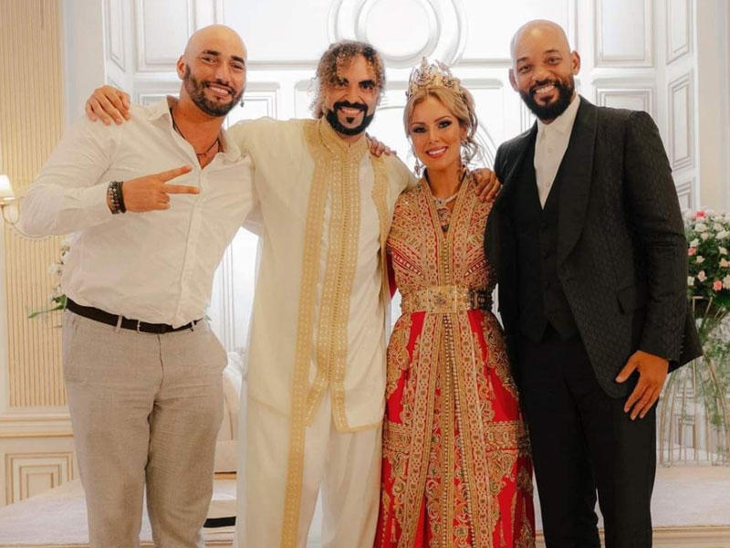 ويل سميث في عرس المخرج عادل العربي بالمغرب 