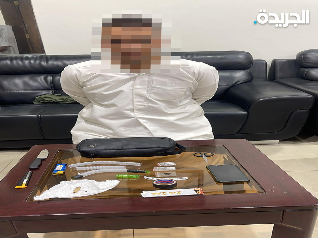 المتهم والمضبوطات