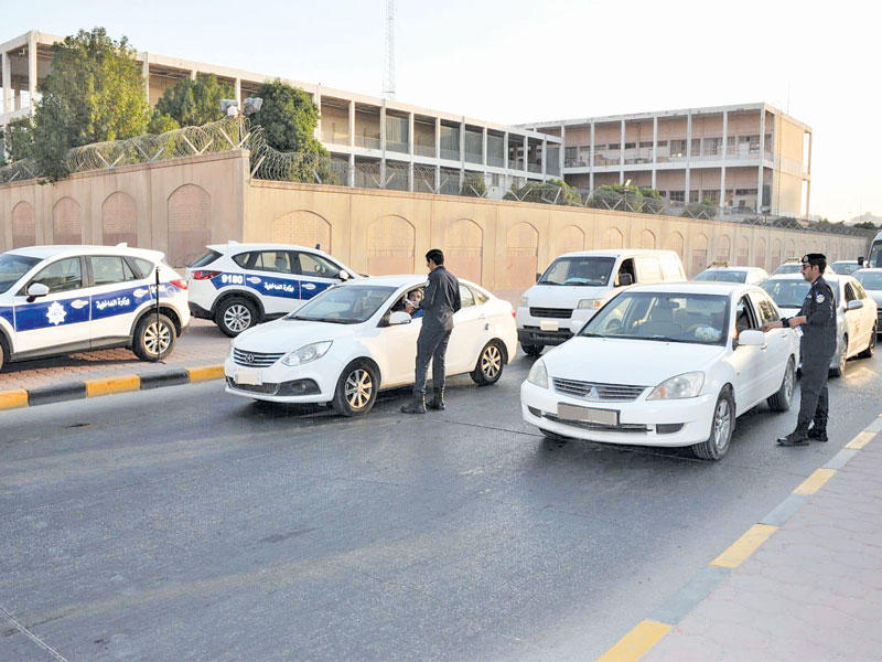 جانب من حملة التفتيش في خيطان