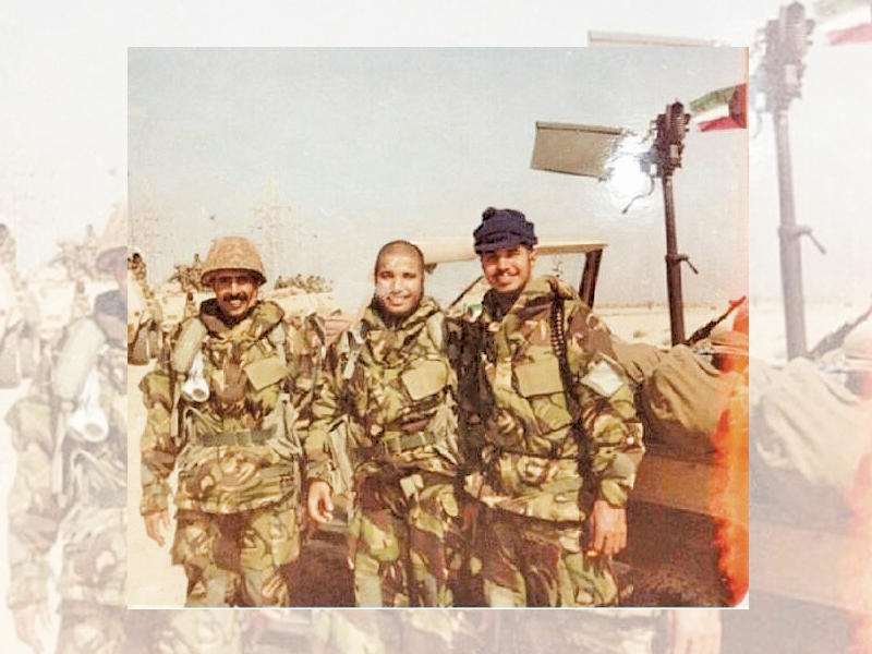 طلائع الجيش الكويتي التي حررت البلاد من الغزاة