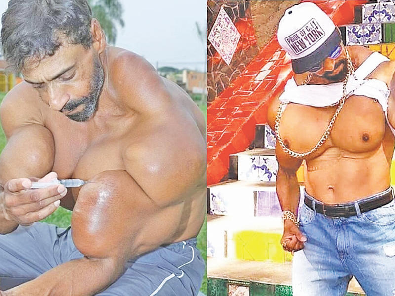 لاعب كمال الأجسام البرازيلي الملقب بـ «هالك» ونجم TikTok فالدير سيغاتو