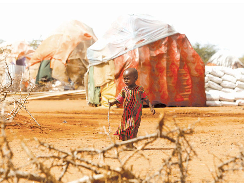 إغاثية عاجلة لمواجهة مجاعة اطفال الصومال 