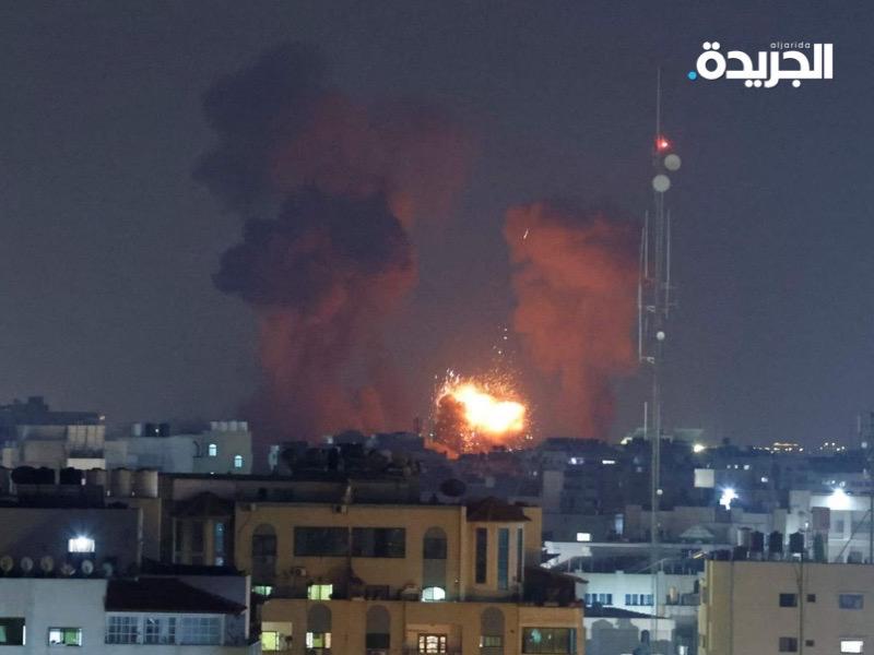 جانب من العدوان الإسرائيلي على غزة